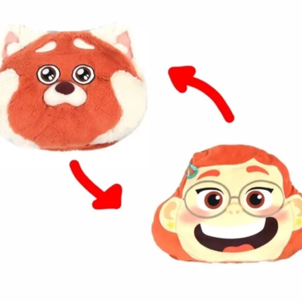 DISNEY TURNING RED REVERSIBLE PLUSH HEAD
